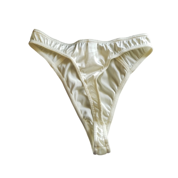 vintage second skin Victoria's secret thong panty size MEDIUM nwt - Picture 2 of 4